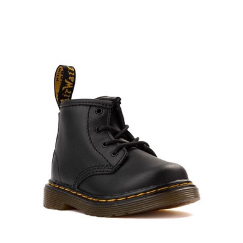 Dr. Martens Baby Black Leather Boots